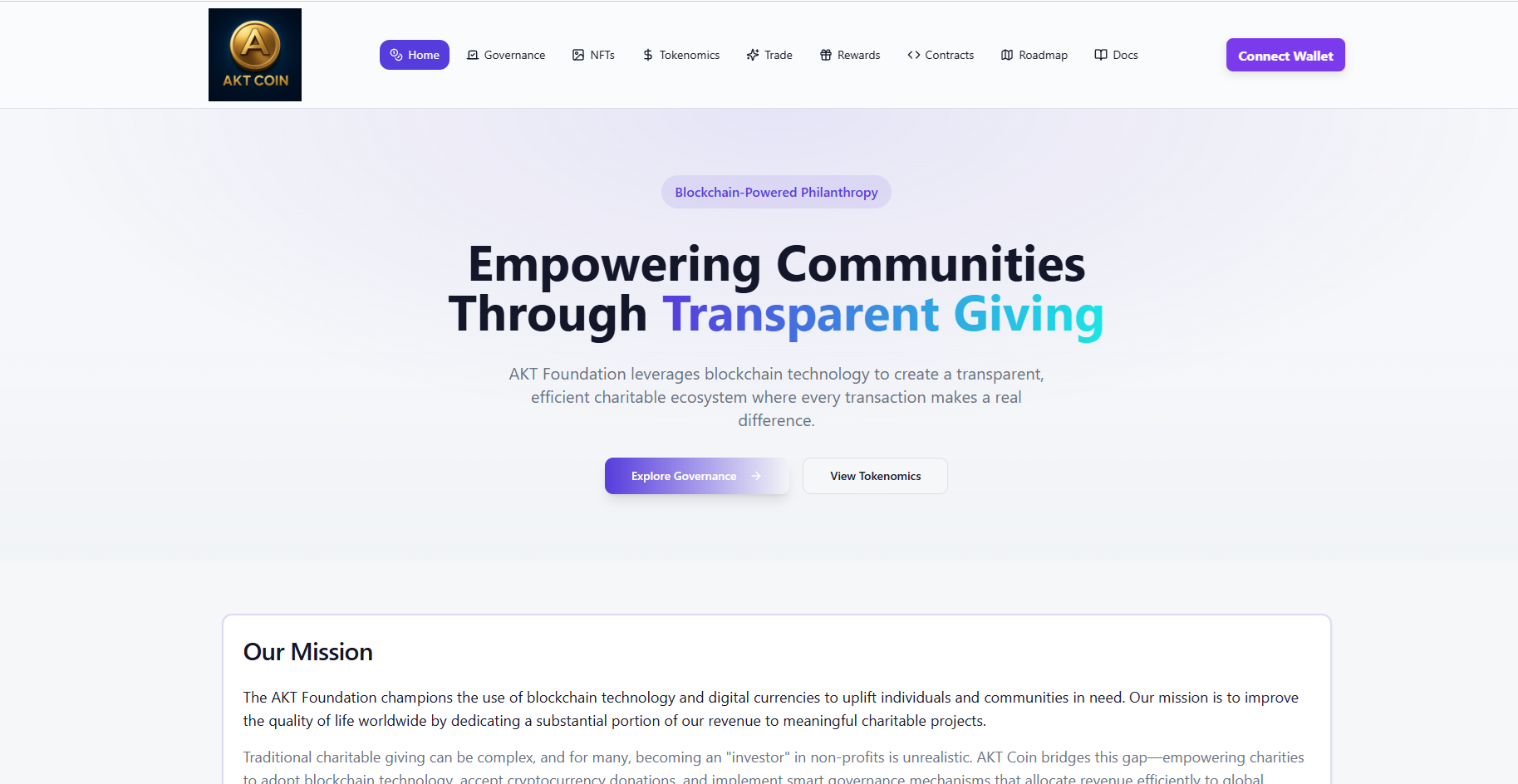 AKT Foundation screenshot 1