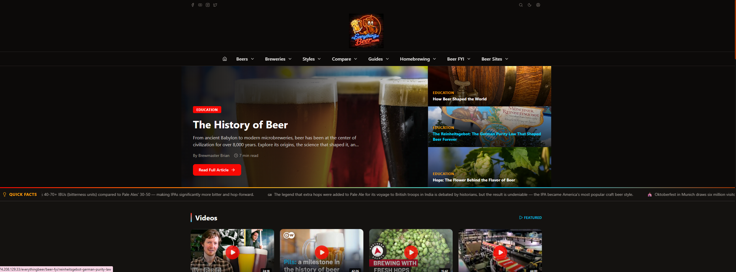 EverythingBeer - Beer Discovery Platform