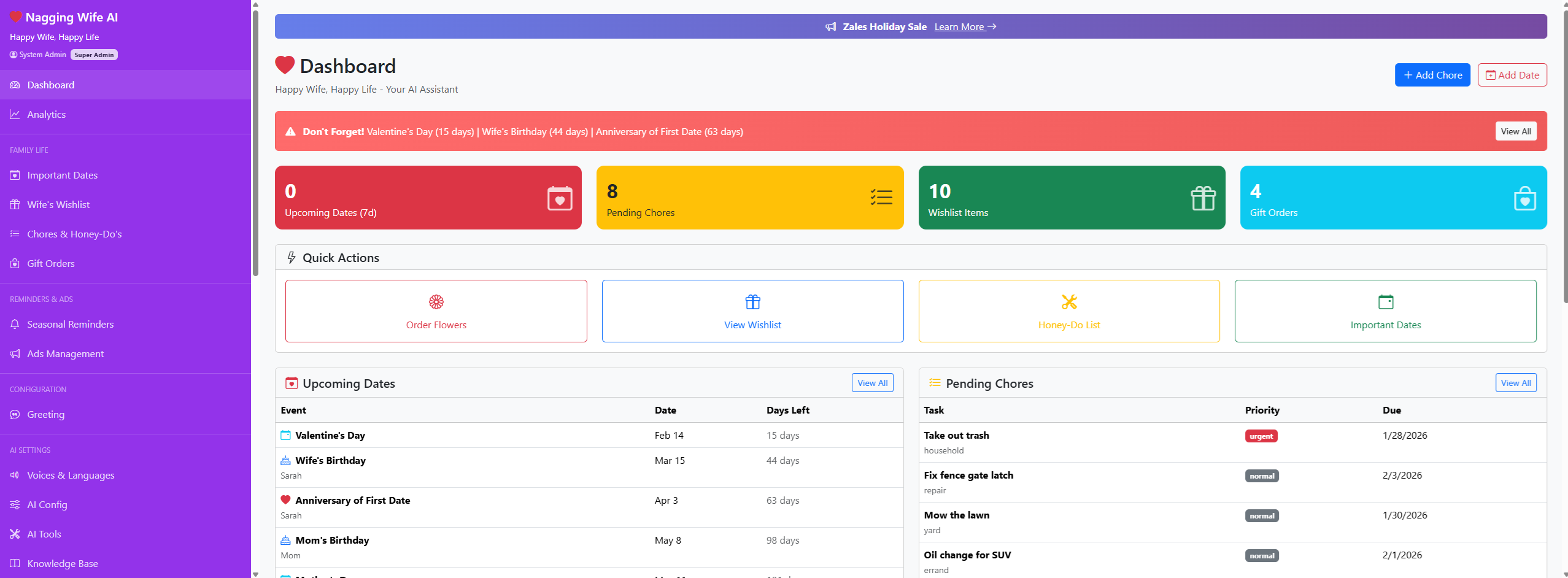 Nagging Wife AI screenshot 2